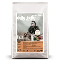 daily choice Grainfree Ente mit Kartoffeln und Erbsen Trockenfutter 15 kg