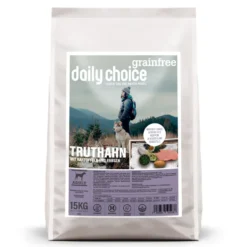 daily choice Grainfree Truthahn mit Kartoffeln und Erbsen Trockenfutter 15 kg