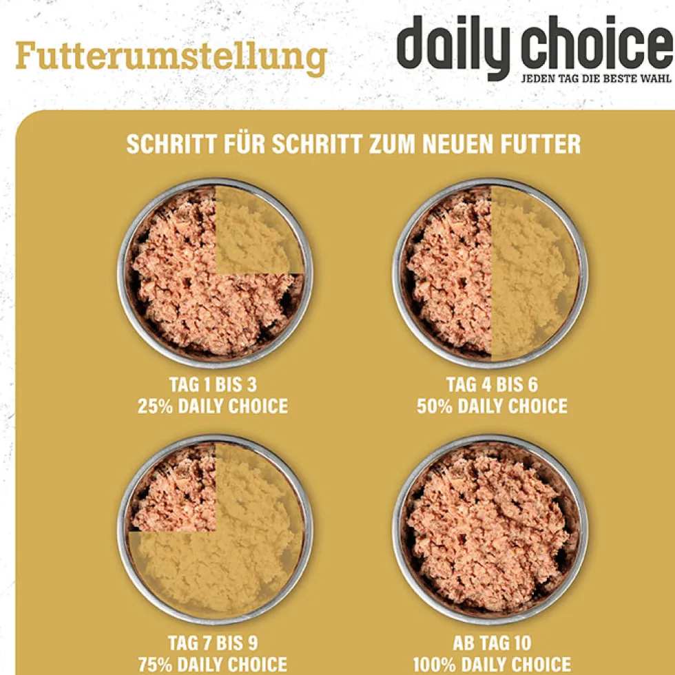 daily choice mit Huhn Nassfutter 6 x 800 g
