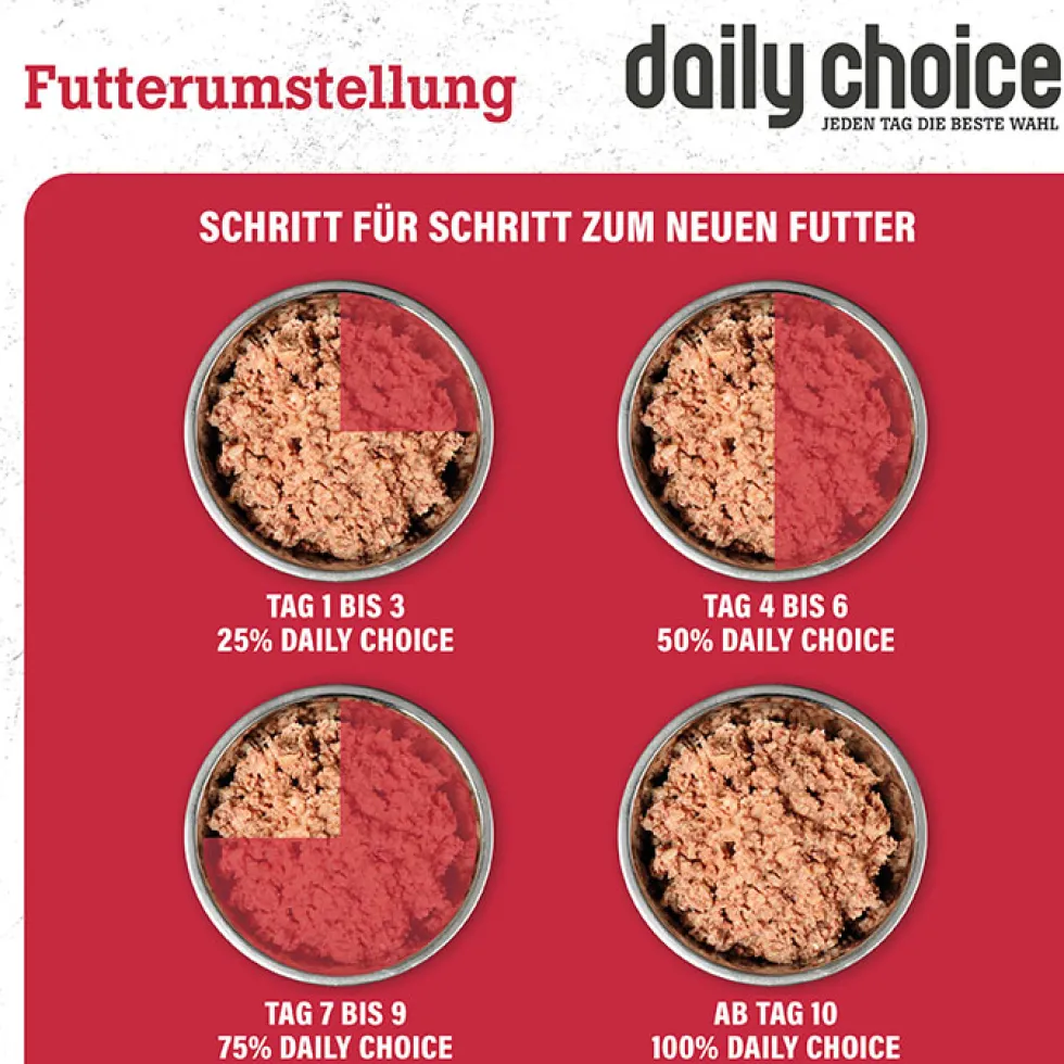 daily choice mit Rind Nassfutter 6 x 800 g