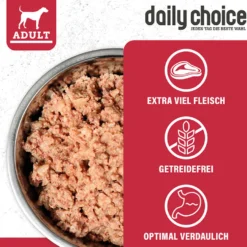 daily choice mit Rind Nassfutter 6 x 800 g