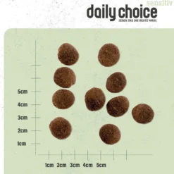 daily choice Sensitiv Lamm und Reis mit Erbsen Trockenfutter 15 kg