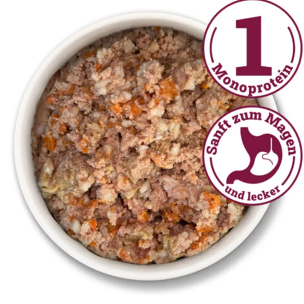 Herrmann's Classic Bio-Huhn mit Reis Nassfutter 6 x 800 g