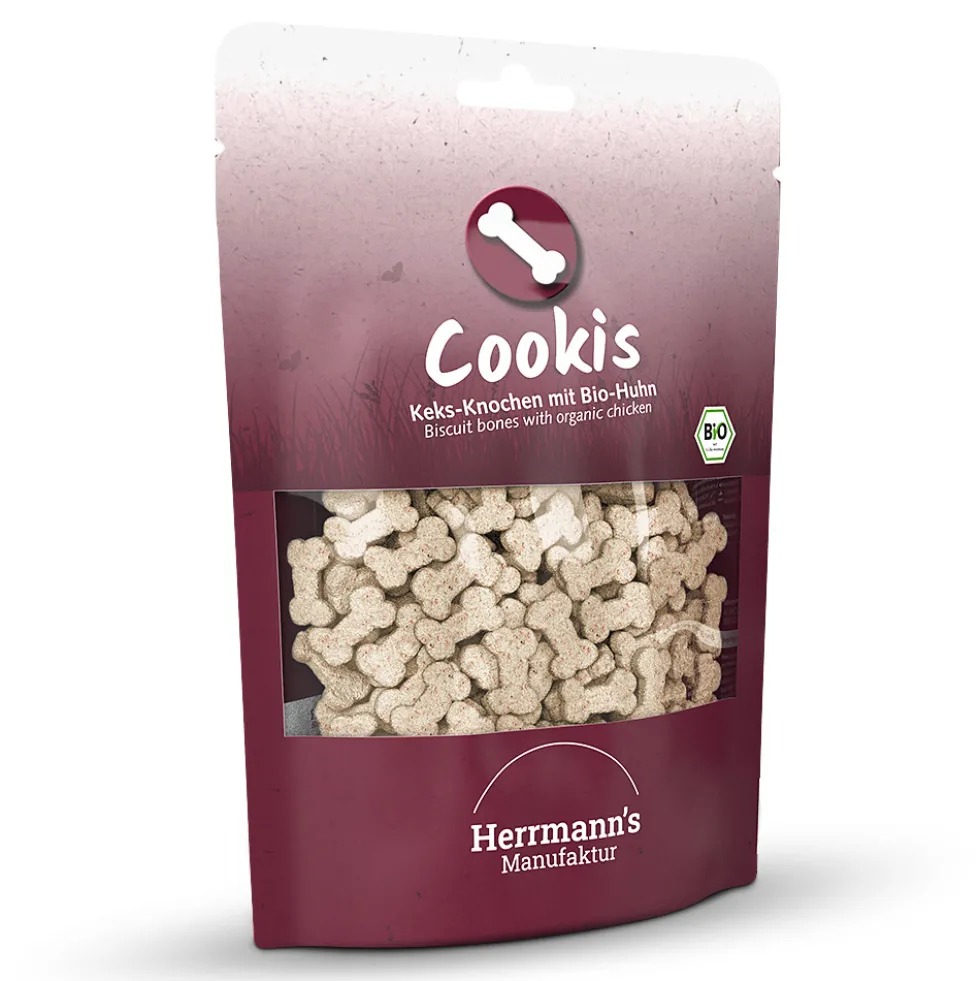 Herrmann's Cookis Bio Miniknochen Snack 100 g