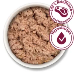 Herrmann's Kreativ-Mix Bio Ente Reinfleisch Ergänzung Nassfutter 6 x 800 g