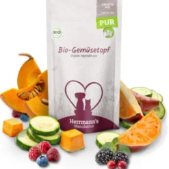 Herrmann's Kreativ-Mix Bio Gemüsetopf Ergänzung Nassfutter 70 x 150 g