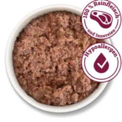 Herrmann's Kreativ-Mix Kaninchen Reinfleisch Ergänzung Nassfutter 12 x 200 g