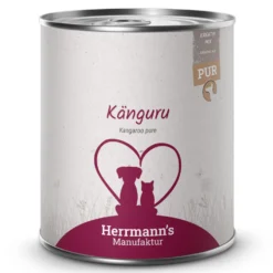 Herrmann's Kreativ-Mix Känguru Reinfleisch Ergänzung Nassfutter 6 x 800 g