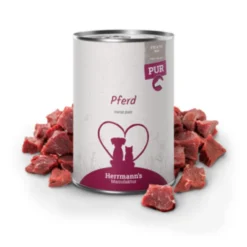 Herrmann's Kreativ-Mix Pferd Reinfleisch Ergänzung Nassfutter 6 x 400 g