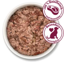 Herrmann's Kreativ-Mix Wild Reinfleisch Ergänzung Nassfutter 12 x 200 g