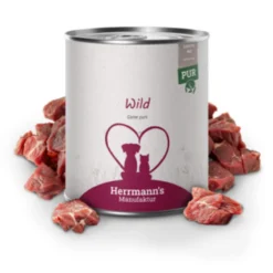 Herrmann's Kreativ-Mix Wild Reinfleisch Ergänzung Nassfutter 6 x 800 g