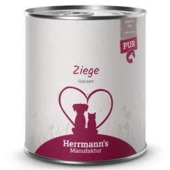 Herrmann's Kreativ-Mix Ziege Reinfleisch Ergänzung Nassfutter 6 x 800 g
