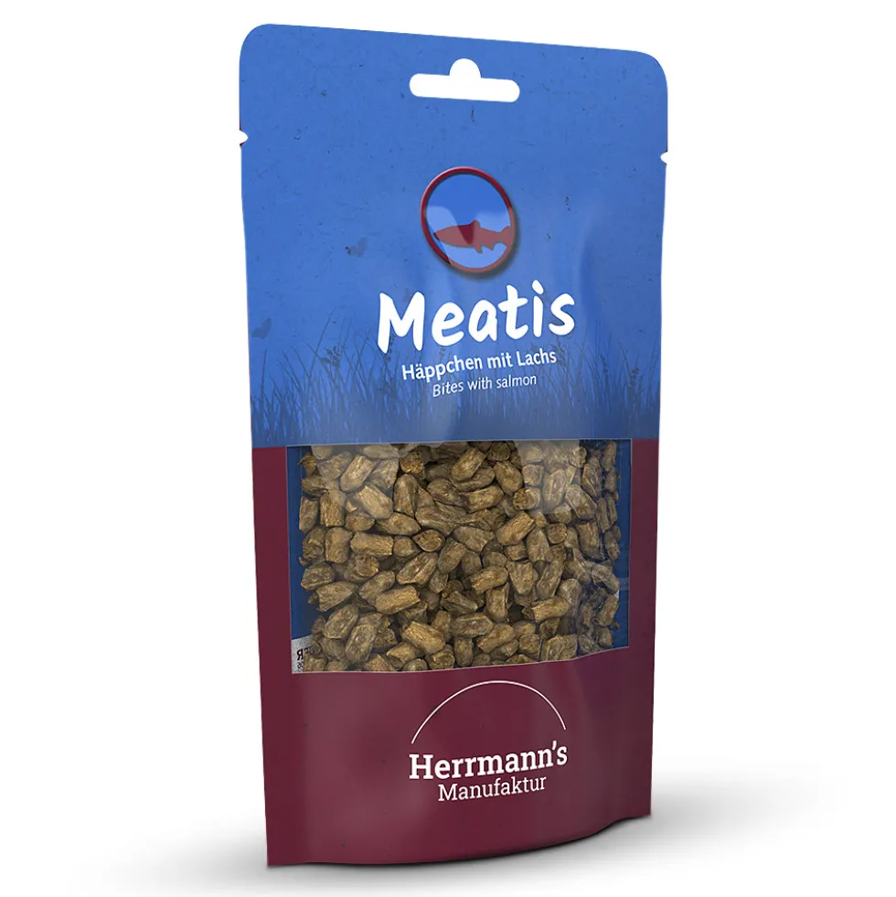 Herrmann's Meatis Lachs mit Hirse Snack 80 g