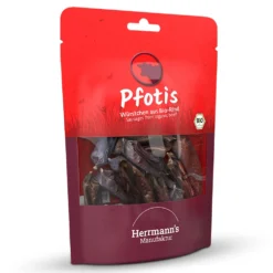 Herrmann's Pfotis Bio Rinderwürstchen Snack 80 g