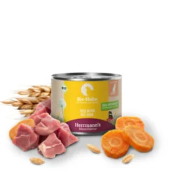 Herrmann's Selection Adult Bio Huhn mit Karotte & Kamut Nassfutter 12 x 200 g