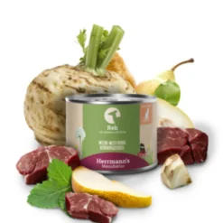 Herrmann's Selection Adult Reh mit Sellerie und Birne Nassfutter 12 x 200 g