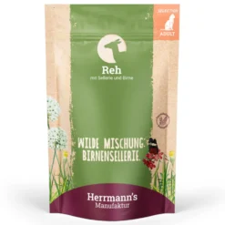 Herrmann's Selection Adult Reh mit Sellerie und Birne Nassfutter 12 x 100 g