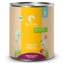 Herrmann's Selection Puppy Bio Huhn mit Reis und Fenchel Nassfutter 6 x 800 g