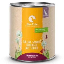 Herrmann's Selection Sensible Bio Ente mit Fenchel & Buchweizen Nassfutter 6 x 800 g