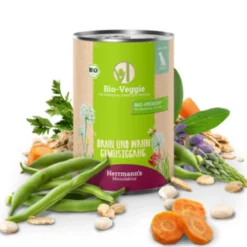 Herrmann's Selection Veggie Bio Weiße Süßlupine & Dinkel Nassfutter 6 x 400 g