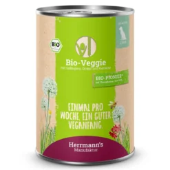 Herrmann's Selection Veggie Bio Weiße Süßlupine & Dinkel Nassfutter 6 x 400 g