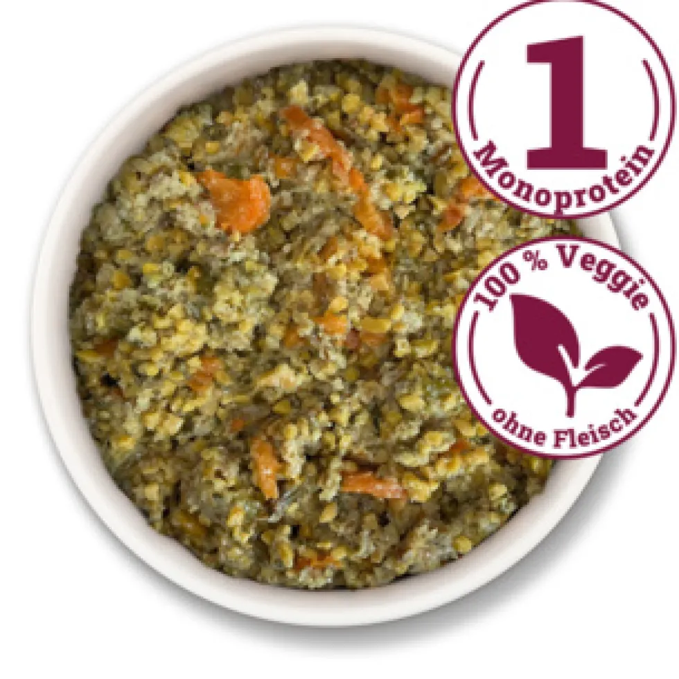 Herrmann's Selection Veggie Bio Weiße Süßlupine & Dinkel Nassfutter 6 x 400 g