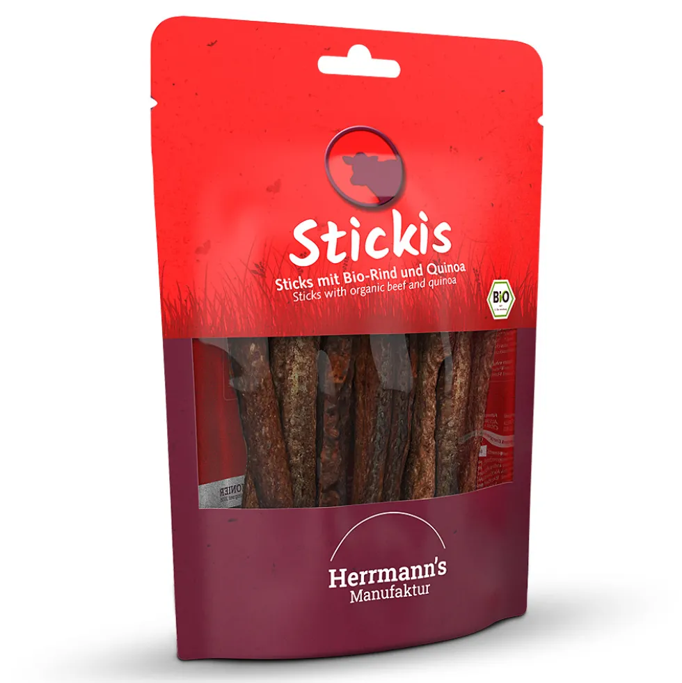 Herrmann's Stickis Bio Rind mit Quinoa Snack 80 g