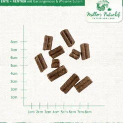 Müller’s Naturhof Getreidefrei Ente und Rentier Trockenfutter 15 kg
