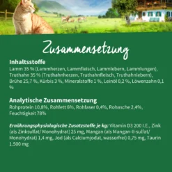 Müller’s Naturhof Traditionell Lamm und Truthahn Nassfutter 6 x 400 g