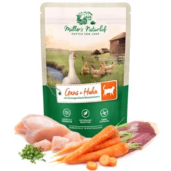 Müller’s Naturhof Traditionell Gans und Huhn Nassfutter 60 x 100 g