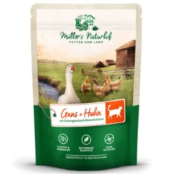 Müller’s Naturhof Traditionell Gans und Huhn Nassfutter 60 x 100 g