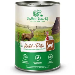 Müller’s Naturhof Traditionell Wild und Pute Nassfutter 6 x 400 g