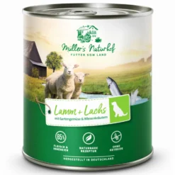 Müller’s Naturhof Traditionell Lamm und Lachs Nassfutter 6 x 800 g