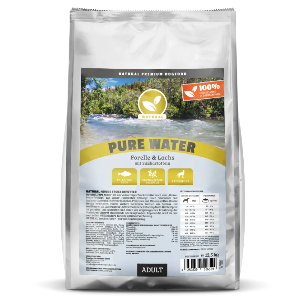 Natural Pure Water Trockenfutter 12,5 kg