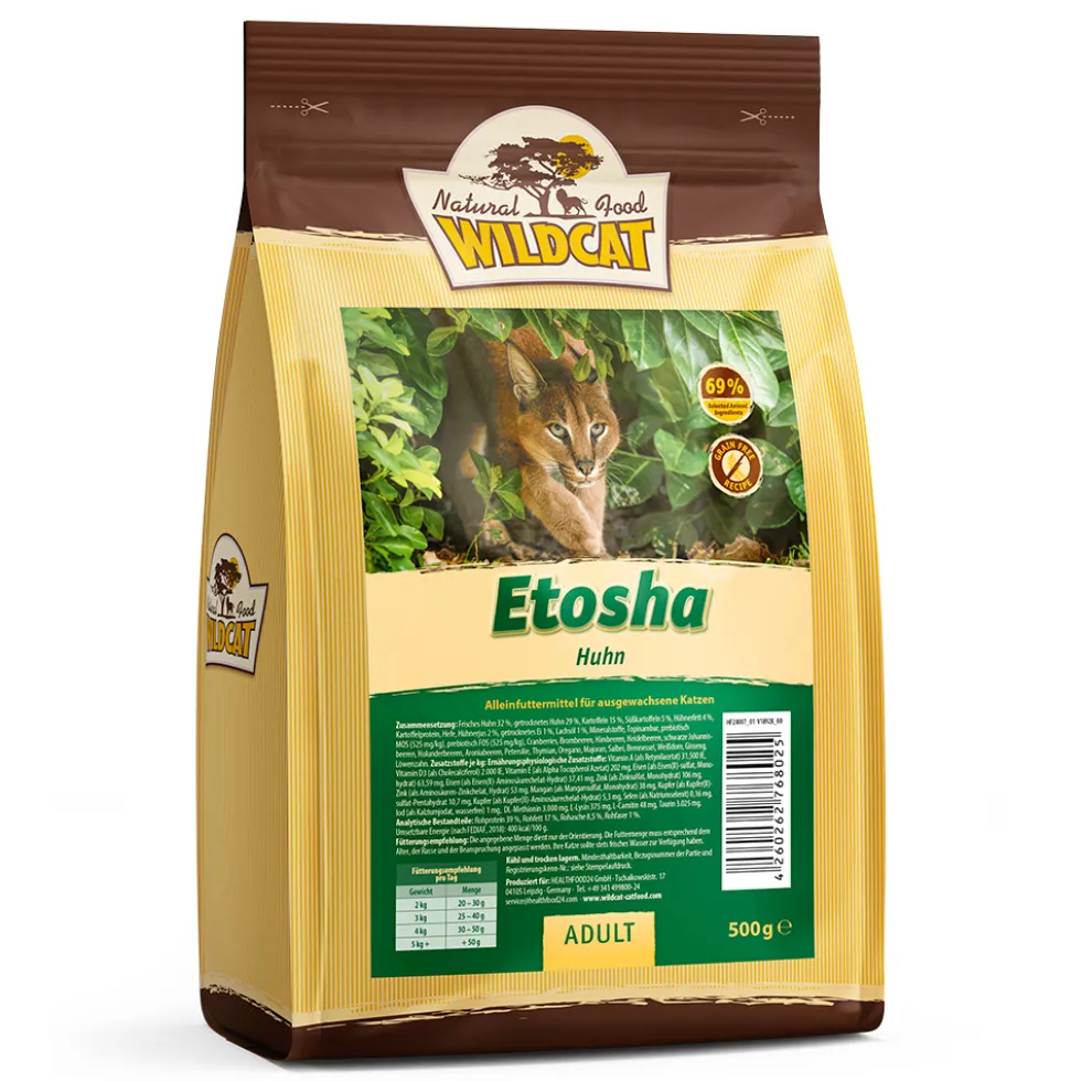 Wildcat Adult Etosha Huhn & Kartoffel Trockenfutter 12 x 500 g