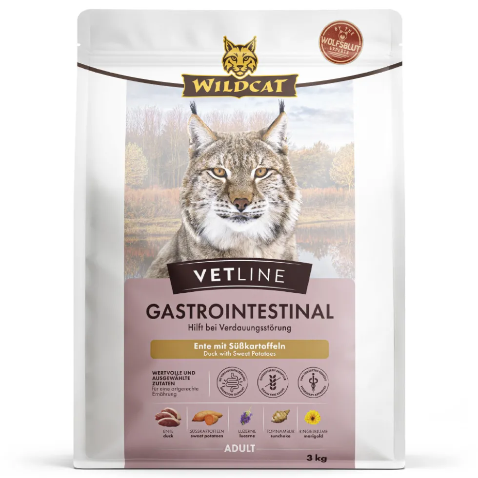 Wildcat VetLine Gastrointestinal Ente Trockenfutter 3 kg