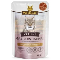 Wildcat VetLine Gastrointestinal Ente & Truthahn Nassfutter 12 x 85 g