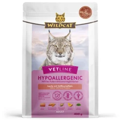 Wildcat VetLine Hypoallergenic Lachs Trockenfutter 4 x 400 g