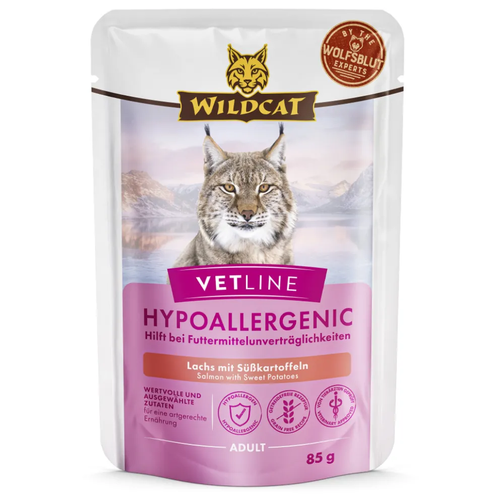 Wildcat VetLine Hypoallergenic Lachs Nassfutter 12 x 85 g