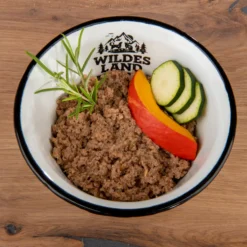 Wildes Land BIO Adult Huhn mit Kürbis & Zucchini Nassfutter 6 x 800 g