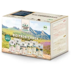 Wildes Land BIO Adult Pouch Probierbox Nassfutter 6 x 85 g
