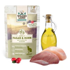 Wildes Land Classic Adult Fasan und Huhn Nassfutter 12 x 100 g