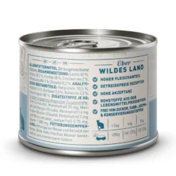 Wildes Land Classic Adult Forelle und Lachs Nassfutter 6 x 185 g
