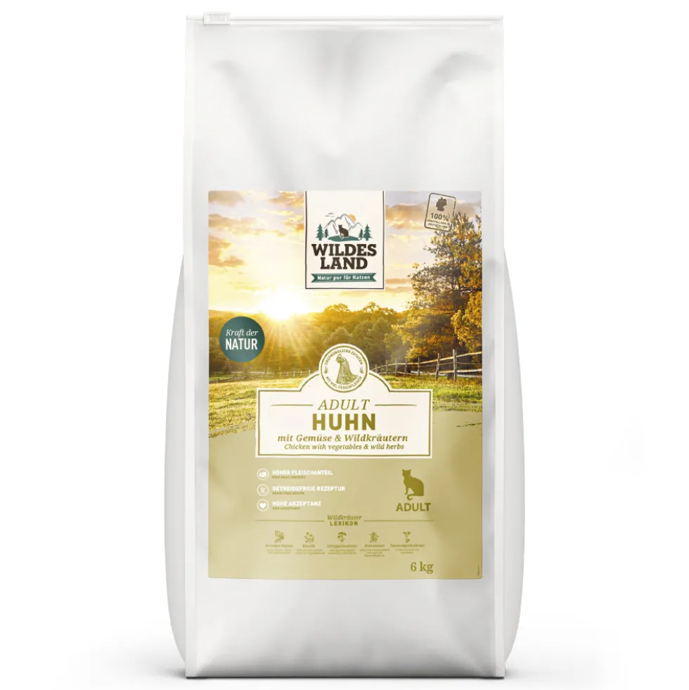 Wildes Land Classic Adult Huhn Trockenfutter 6 kg