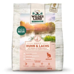 Wildes Land Classic Adult Huhn und Lachs Trockenfutter 400 g