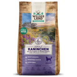 Wildes Land Classic Adult Kaninchen mit Kartoffel Trockenfutter 12 kg