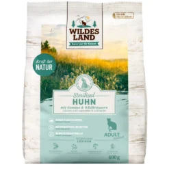 Wildes Land Classic Adult Sterilised Huhn Trockenfutter 400 g