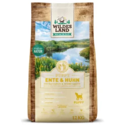 Wildes Land Classic Puppy Ente & Huhn mit Kartoffel Trockenfutter 12 kg