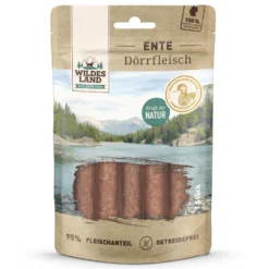 Wildes Land Dörrfleisch Ente Snack 7 Stück