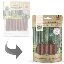Wildes Land Dörrfleisch Hirsch Snack 7 Stück